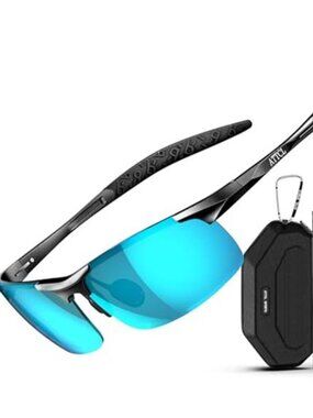 Mens Polarized Sunglasses UV400 Sports Driving Fishing Lightweight